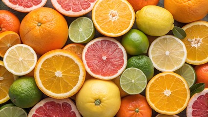 Fototapeta premium citrus fruit background