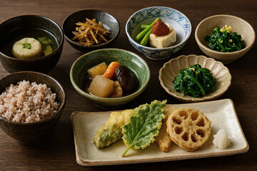 品数の多い和食