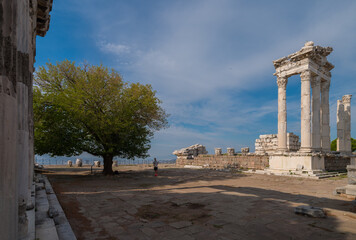 Pergamon Ancient City. Bergama, İzmir Province, T&uuml;rkiye.