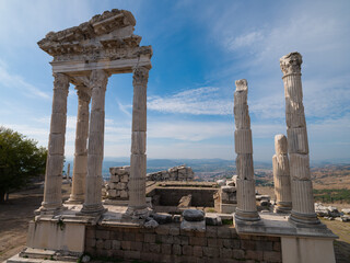 Pergamon Ancient City. Bergama, İzmir Province, T&uuml;rkiye.