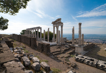 Pergamon Ancient City. Bergama, İzmir Province, T&uuml;rkiye.