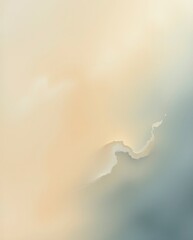 Abstract design with soft colors and flowing shapes in a digital art piece