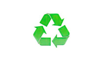 Obraz premium Green Recycling Symbol