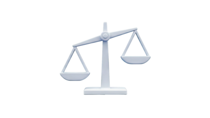 3D Rendering of a Balance Scale