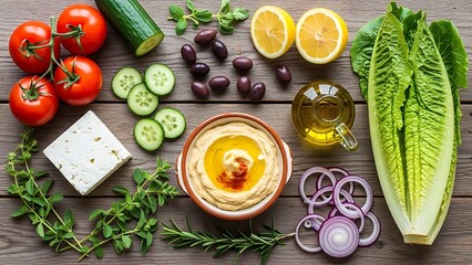 fresh vegetables on a wooden board