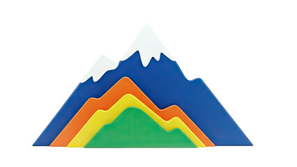 Layered Mountain Shape Toy
