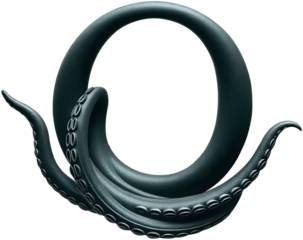 octopus vector illustration of an abstract background