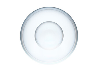 Futuristic glass dome with smooth reflections