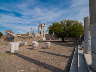Pergamon Ancient City. Bergama, İzmir Province, T&uuml;rkiye.
