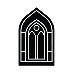 Traditional Omani Door Design Icon