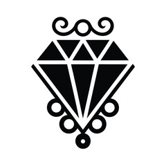 Traditional Silver Jewelry Icon