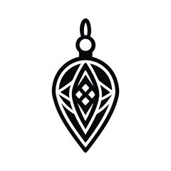 Traditional Silver Pendant Icon