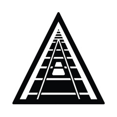 Tram Track Caution Background