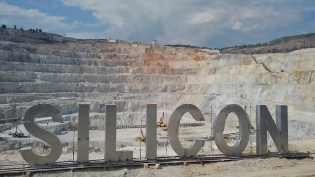Silicon mine.