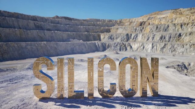 Silicon mine.