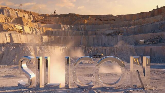 Silicon mine.