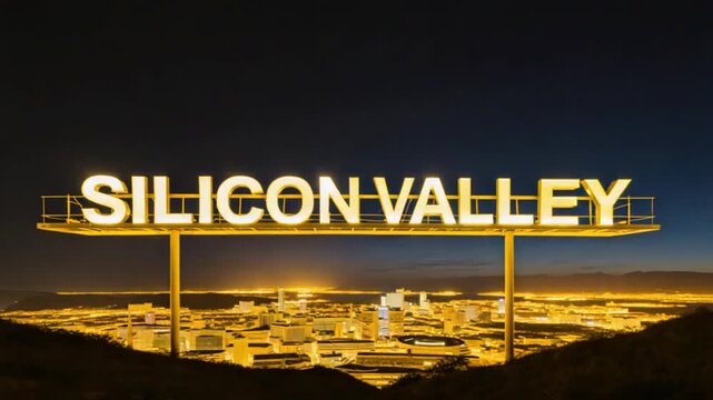 "Silicon Valley" sign.