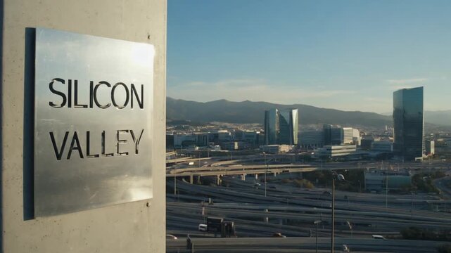 "Silicon Valley" sign.