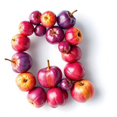 3D watercolor fruits