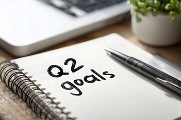 Q2 Business Planning Flat Lay