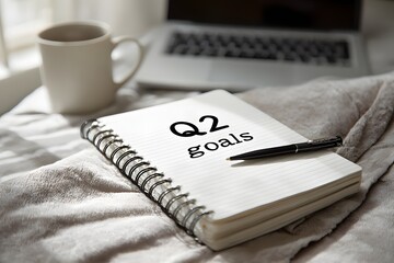 Q2 Business Planning Flat Lay