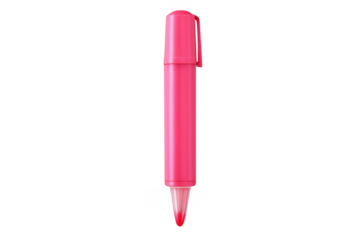 Pink highlighter pen for education and creative marking