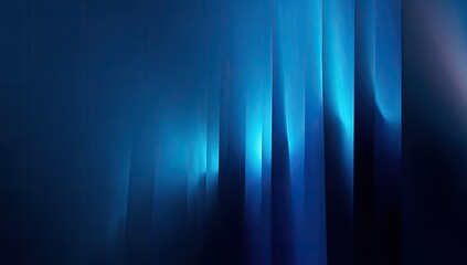 Abstract blue vertical streaks of light, creating a dynamic, ethereal glow