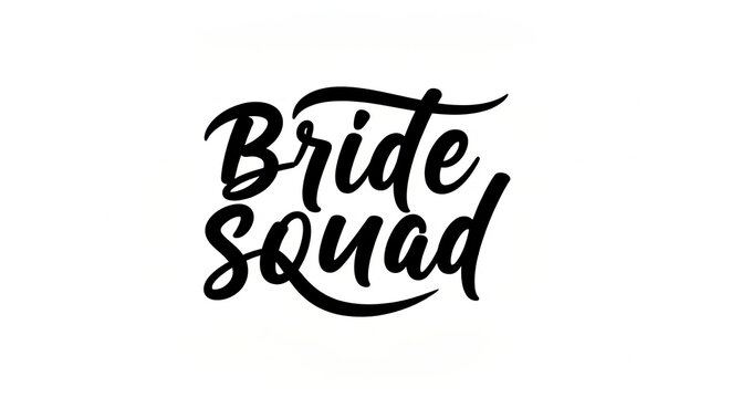 Bride Squad Bachelorette Text