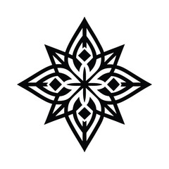 Obraz premium Tribal Omani Ornament Icon