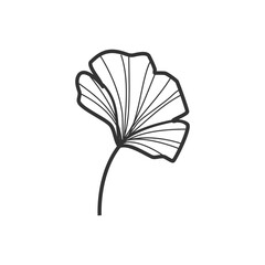 Floral Ginkgo Hand-Drawn Art: Capturing Nature&rsquo;s Elegance
