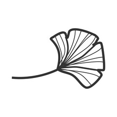 Delicate Ginkgo Hand-Drawn Illustration: Floral Design Inspiration
