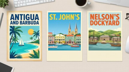Antigua And Barbuda Travel Poster
