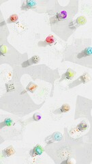 plastic bottles in the box