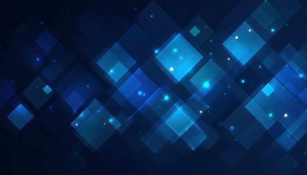 blue background with squares and diamonds, vector illustration. abstract geometric pattern for design in the style of adobe stock. vector