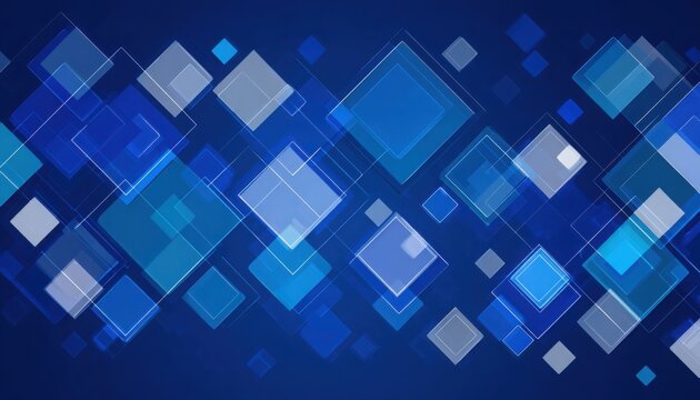 blue background with squares and diamonds, vector illustration. abstract geometric pattern for design in the style of adobe stock. vector