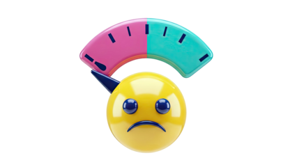 Sad Emoji with Gauge