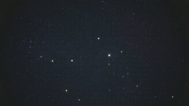 A mesmerizing night sky featuring the prominent ursa major constellation sparkling brightly