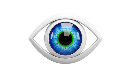 Stylized Blue and Green Eye