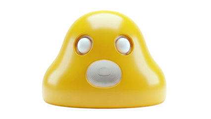 Surprised Yellow Blob Character