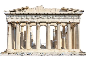 Fototapeta premium Pathenon architecture building column.