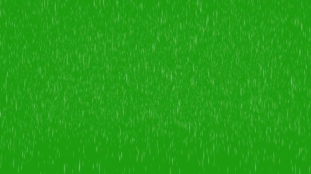 Heavy Rain Green Screen Loop animation, Realistic Rain Particle with Green Screen Chroma Key, Rain Green Screen, Rain motion graphic effects on green screen, Hard rain failling down loop, Rain Drops