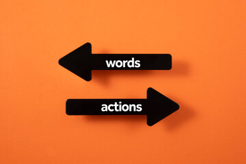 Action or words	