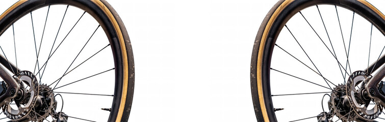 a close-up bicycle rear derailleur and and brake disc, showcasing a detailed view of the metal and brake disc and cogs