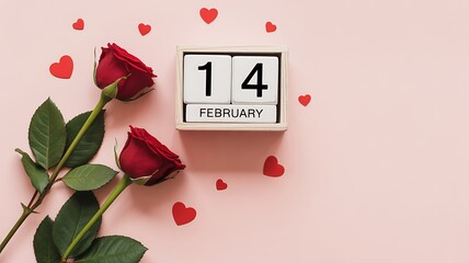 Valentine's day celebration on february 14th