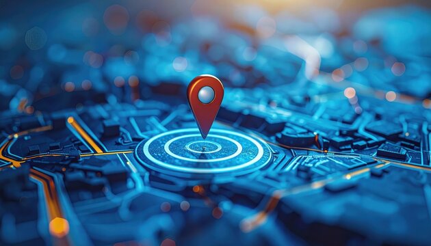 Local Visibility Concept: Business listing displayed on digital map interface
 - Powered by Adobe