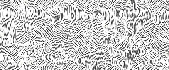 Vector wood grain texture dense lines white background