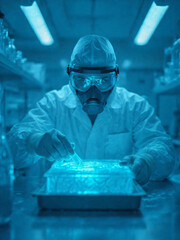 Gritty Science Photography: Liquid Nitrogen Vapor and Frost on Metal Tank.