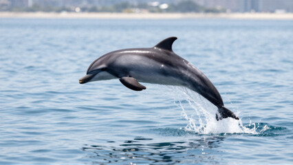 Dolphins in the ocean