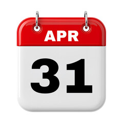 31 April Calendar 