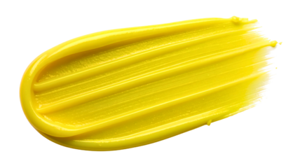 Top view Yellow Inflatable pool raft Use it to lie down and float in the swimming pool isolated